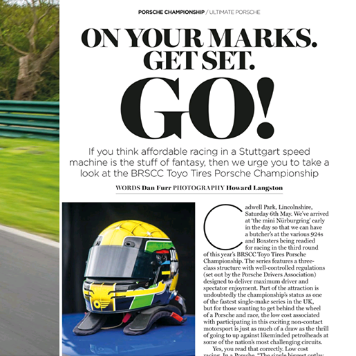 May 26, 2025 -   Ultimate Porsche Magazine  Article on the team at Cadwell Park.