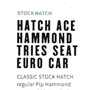 November 3, 2025 -  Pip appearing in Autosport magazine